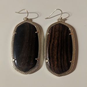 Kendra Scott Danielle Earrings in Ebony Wood